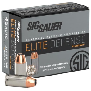 Sig Sauer .45 ACP 230gr Ammunition - 20 Rounds