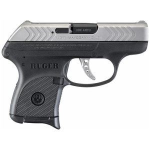 BLACK FRAME STAINLESS SLIDERUGER LCP 380ACP 6-SHOT FS