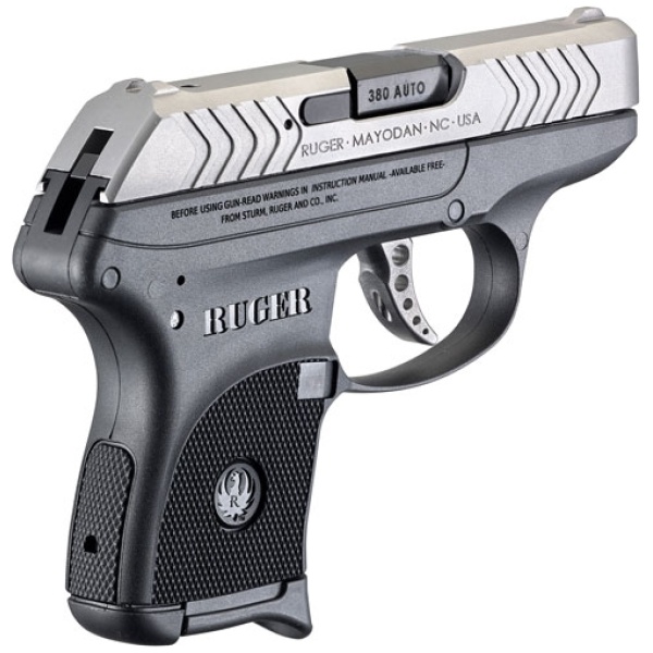 BLACK FRAME STAINLESS SLIDERUGER LCP 380ACP 6-SHOT FS - Image 2