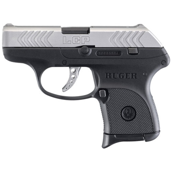 BLACK FRAME STAINLESS SLIDERUGER LCP 380ACP 6-SHOT FS - Image 3