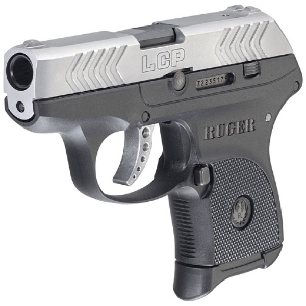 BLACK FRAME STAINLESS SLIDERUGER LCP 380ACP 6-SHOT FS - Image 4