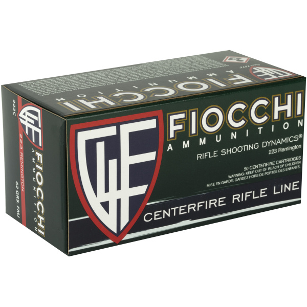 Fiocchi 223 Rem Ammo: Premium Italian Quality (50/Box) - Image 2