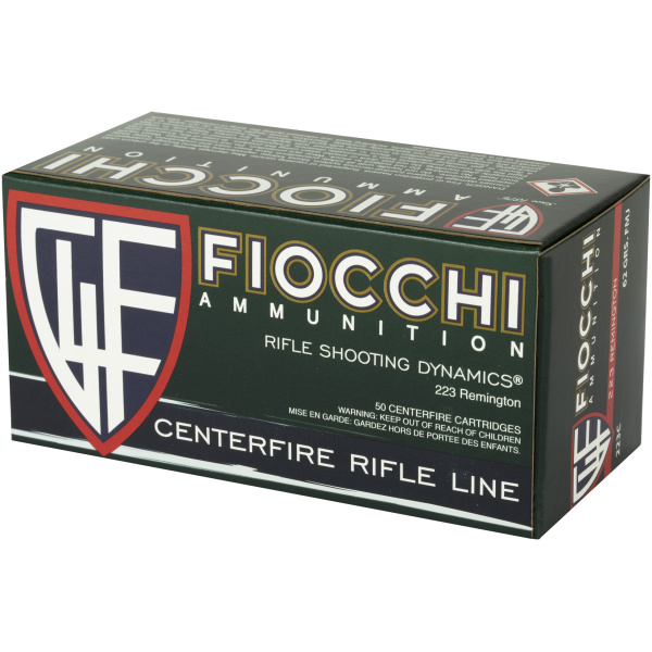 Fiocchi 223 Rem Ammo: Premium Italian Quality (50/Box) - Image 3