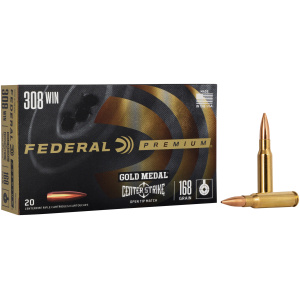 Federal 308 Winchester 168 Grain CenterStrike - 20/Box