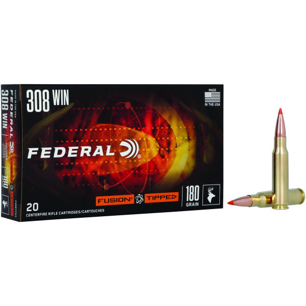 Federal Fusion Tipped 308 Winchester 20/Box - Deer Hunting - Image 2