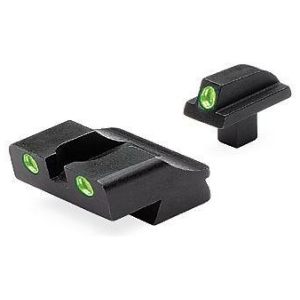 Meprolight Night Sights Colt 1911 Government/Commander Fixed Night Sight - Green Front & Green Rear