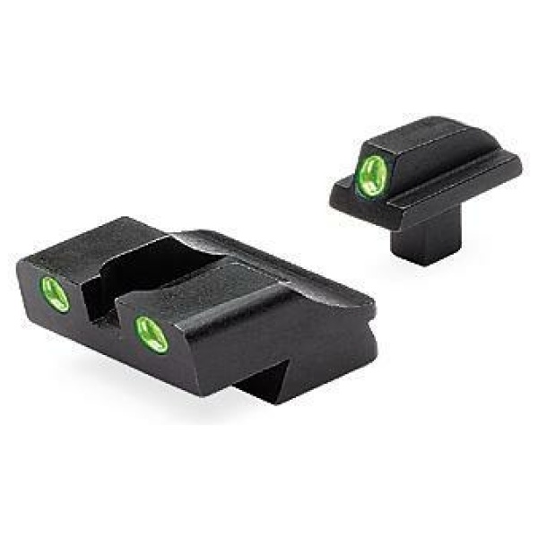 Meprolight Night Sights Colt 1911 Government/Commander Fixed Night Sight - Green Front & Green Rear