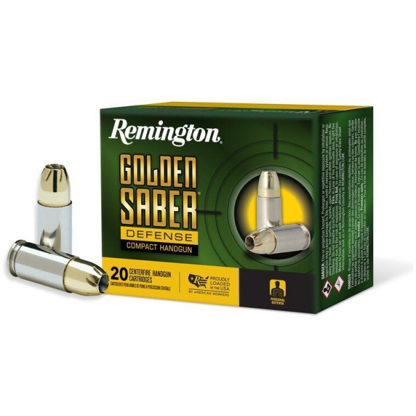 Golden Saber Defense 9mm: Powerful Self-Defense Ammo (20/box)