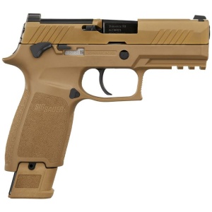 Sig Sauer M18 Coyote OR Compact Handgun 17(1) &21(2)rd Magazines 3.9" Barrel Manual Safety
