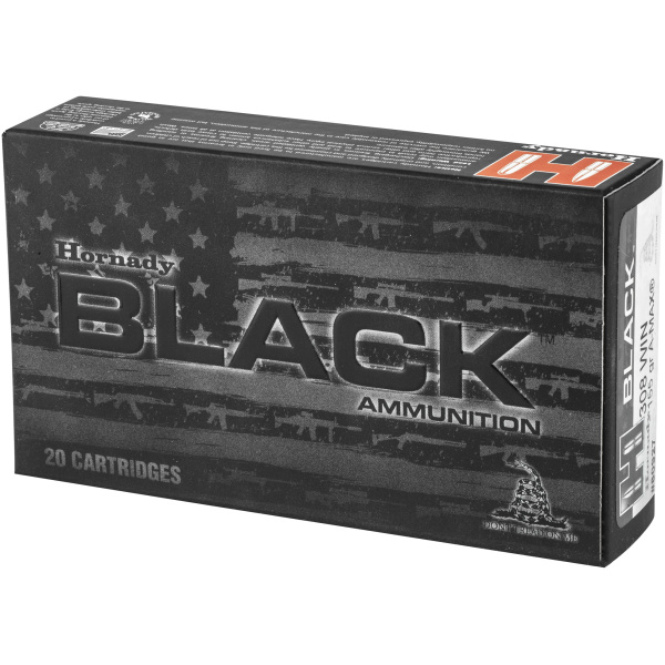 Hornady BLACK 308 Winchester Ammo - 20 Rounds - USA Made - Image 3