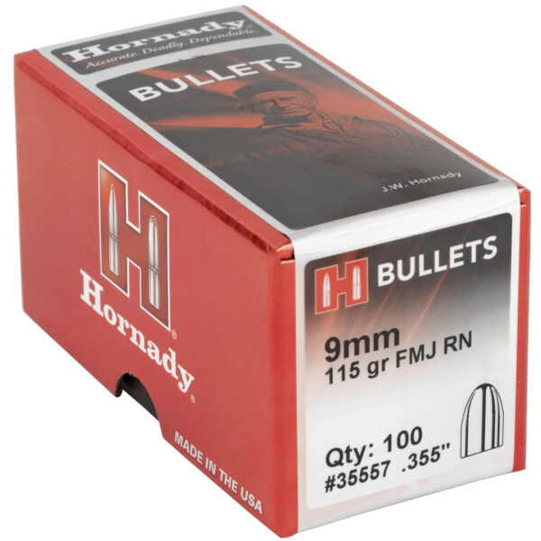 Hornady 9mm .355 Bullets for Precision Shooting Performance - Image 2
