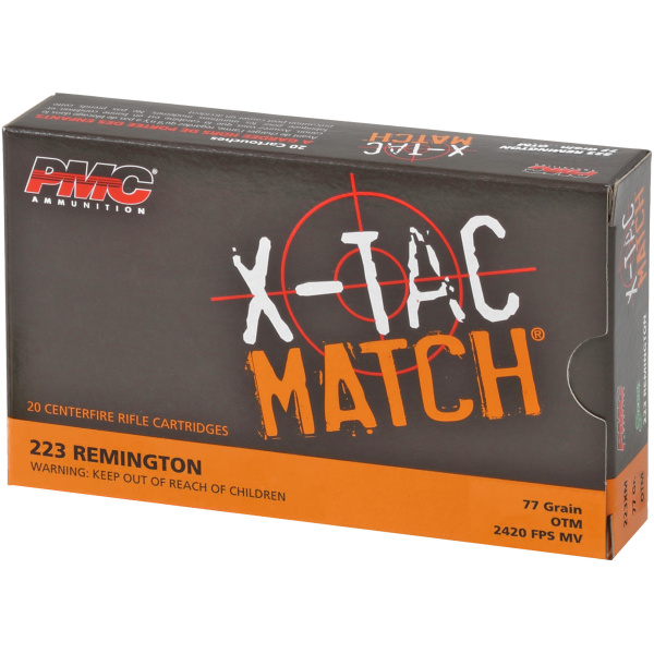 PMC X-TAC Match 223 Rem 20/Box - Top Shooting Ammo