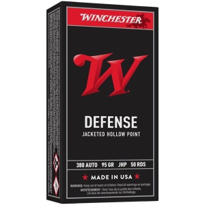 Winchester .380 ACP Ammo - 50 Rounds - Deep Penetration