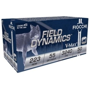 Fiocchi .223 Remington Field Dynamics 50 Rounds - Hunting Ammo