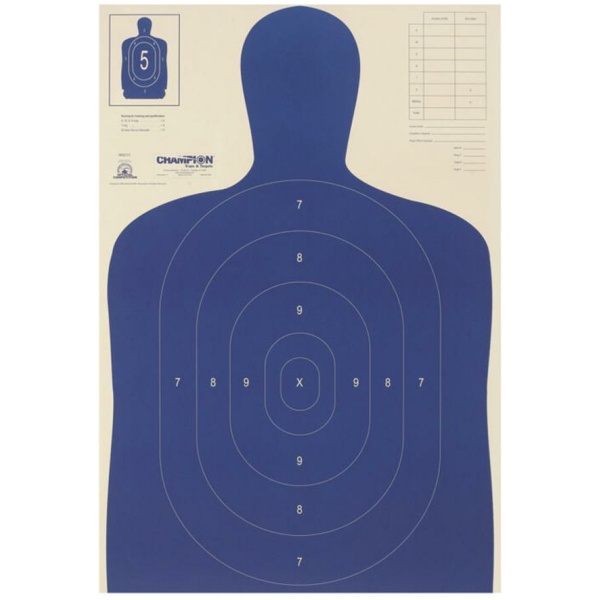 Champion LE Targets 23x36 Paper Targets Pack of 100