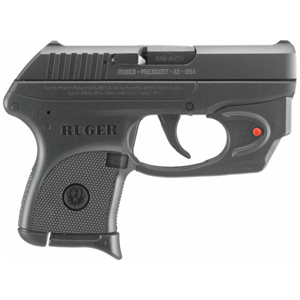 BLUED W/VIRIDIAN RED LASERRUGER LCP 380ACP 6-SHOT FS - Image 2