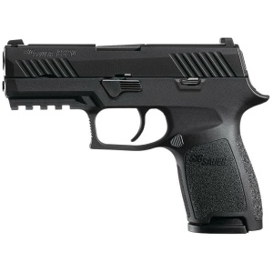 Sig P320 Compact 45ACP 3.9" 9rd Black Nitron Night Sights