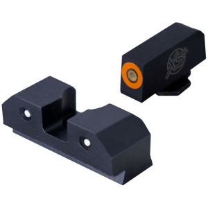 XS Sights R3D Night Sights Set for Glock 42/43/43x/48 Orange Bulk 20/ct