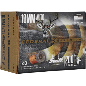 Federal 10mm Auto 200 Grain A-Frame 20/box