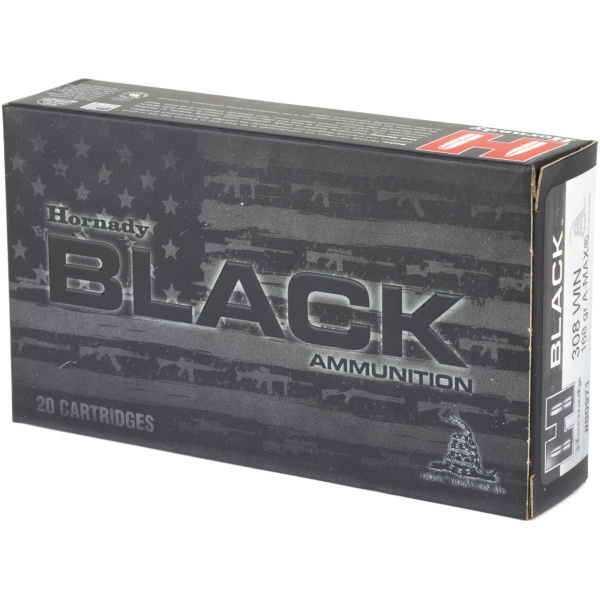 Hornady BLACK 308 Winchester Ammo - 20 Rounds | USA Made - Image 3