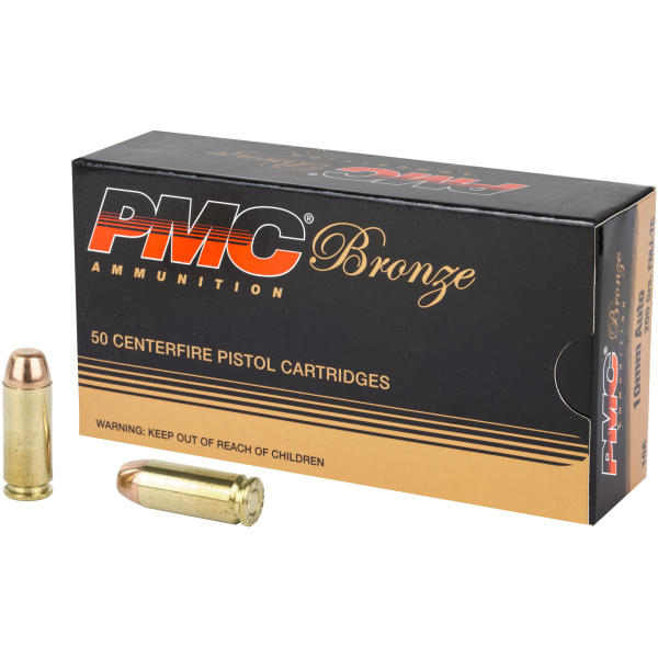 PMC 10MM Ammunition - 50 Rounds - Reliable & Uniform
