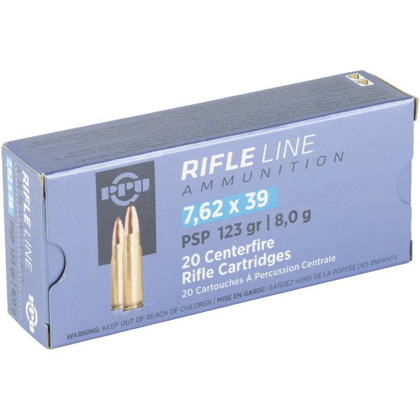 7.62x39 Ammo - Prvi Partizan 20rd Box - Reliable Rifle Loads - Image 2