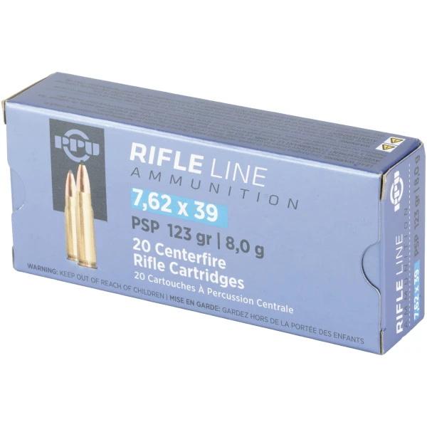 7.62x39 Ammo - Prvi Partizan 20rd Box - Reliable Rifle Loads - Image 3