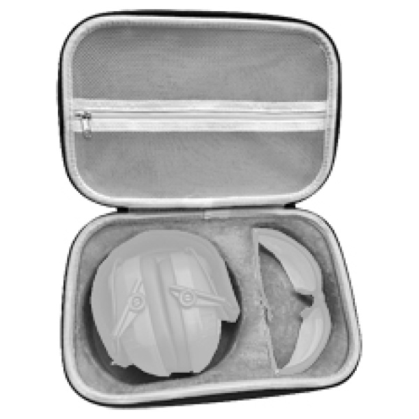 Walker's Muff and Shooting Glasses Case Sleek Black Design - Image 2