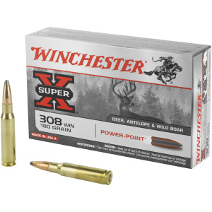 Winchester 308 Super-X 180 Grain Ammunition (20/Box)