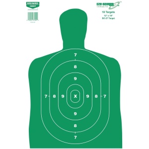 Birchwood Casey Eze-Scorer Targets 12"x18" High Visibility 10 Pack