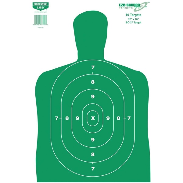 Birchwood Casey Eze-Scorer Targets 12"x18" High Visibility 10 Pack