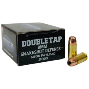 DoubleTap SnakeShot 9mm Defense Ammo - 20 Rounds