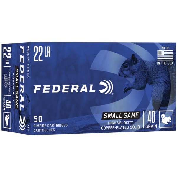 Federal Game-Shok .22 Ammo: 50 Rounds - Hunting & Varmint