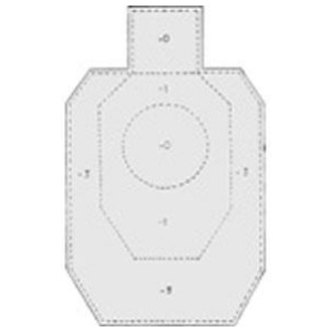 Speedwell Official IDPA Targets Pack of 100 for Accurate Shooting