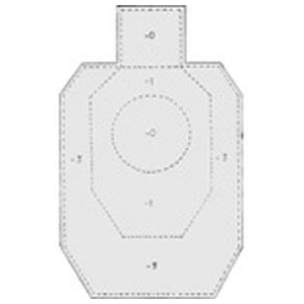 Speedwell Official IDPA Targets Pack of 100 for Accurate Shooting
