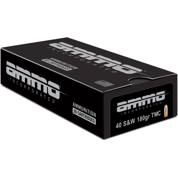 Ammo Inc 40 S&W 180 Grain TMC 50 Round Box