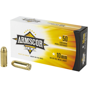 ARMSCOR 10MM Auto 180 Grain Ammo - 50 Rounds Box