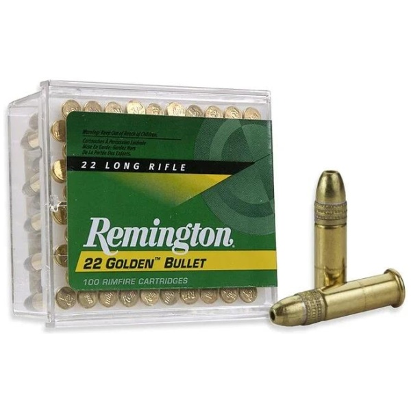 Remington 22 Ammo: 50 Round Box - Golden Bullet