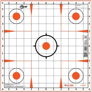 Allen EZ AIM Paper Targets for Precision Shooting Practice
