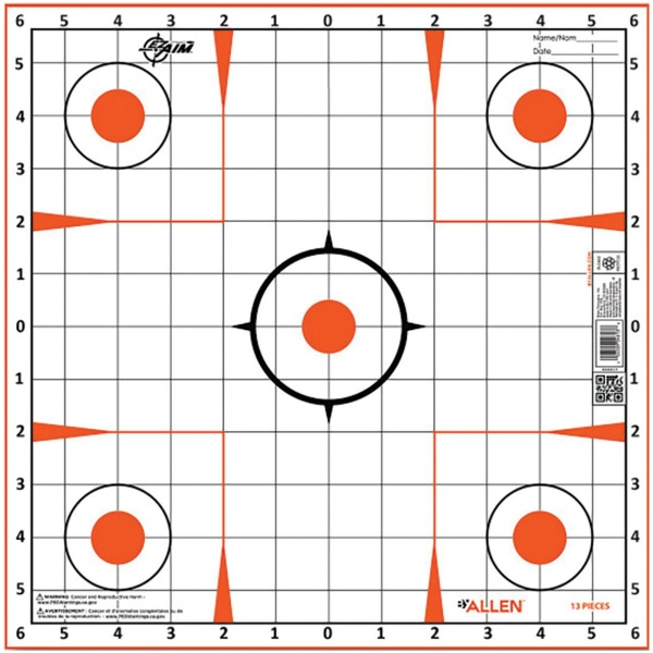 Allen EZ AIM Paper Targets for Precision Shooting Practice