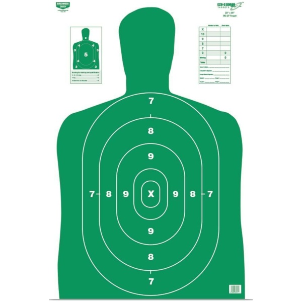 Birchwood Casey Eze-Scorer BC27 Green Targets for Precision Shooting