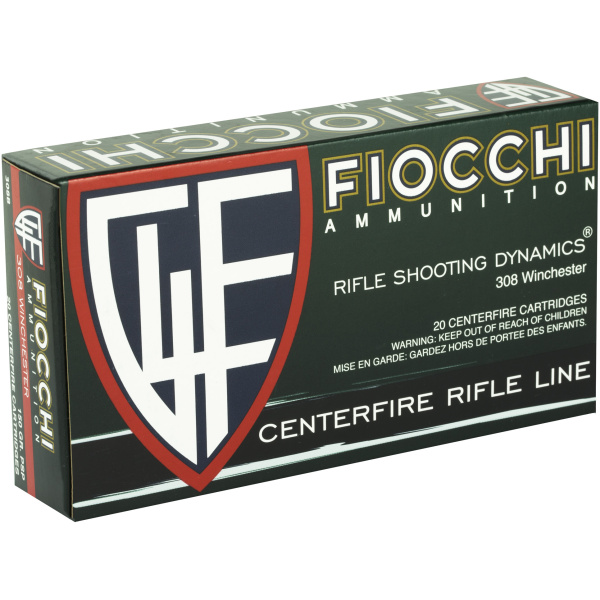 Fiocchi 308 Winchester 150 Grain Field Dynamics - 20/Box - Image 2