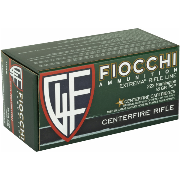 Fiocchi 223 Rem 55gr Ammo - 50 Round Box - Image 2
