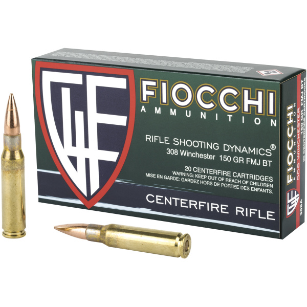 Fiocchi 308 Winchester Ammo - 150 Rounds | Premium Quality
