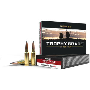 Nosler 6.5 Creedmoor Ammunition - 20 Rounds - Trophy Grade