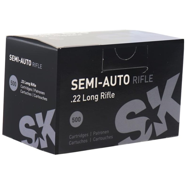 SK .22 LR Semi-Auto Rifle Ammo - 40 Rounds - Reliable Performance