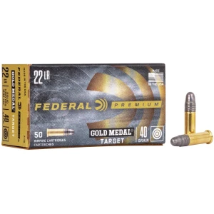 Federal Gold Medal Rimfire .22LR Ammo - 50/Box