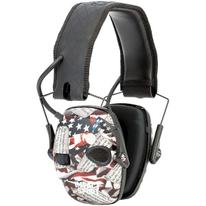 Howard Leight Impact Sport Bluetooth Earmuffs Black Diamond Pattern