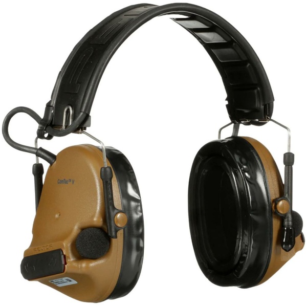 3M Peltor ComTac V Hearing Defender Coyote Brown Headset