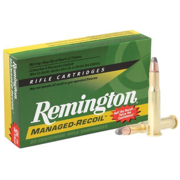 Remington Managed Recoil Ammo: Half Recoil, 20/Box